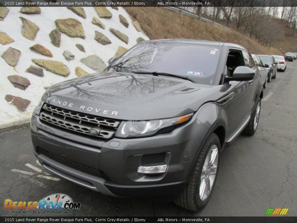Front 3/4 View of 2015 Land Rover Range Rover Evoque Pure Plus Photo #10