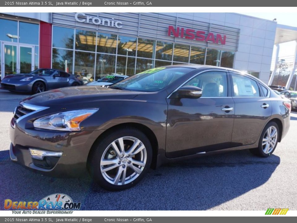 2015 Nissan Altima 3.5 SL Java Metallic / Beige Photo #1