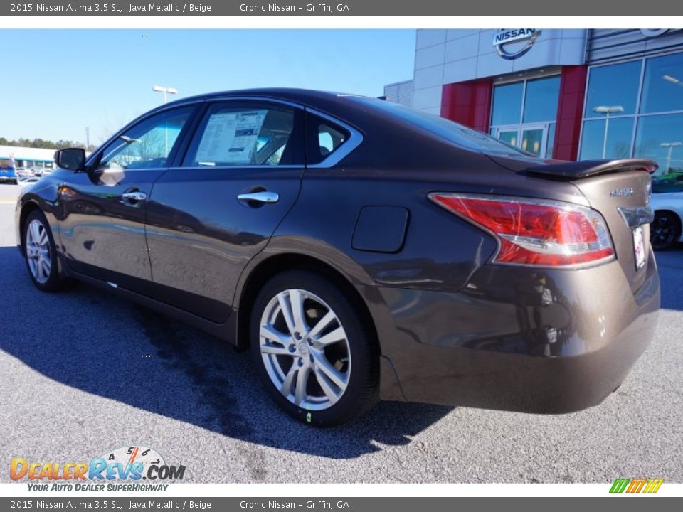 2015 Nissan Altima 3.5 SL Java Metallic / Beige Photo #3