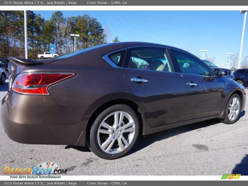 2015 Nissan Altima 3.5 SL Java Metallic / Beige Photo #5