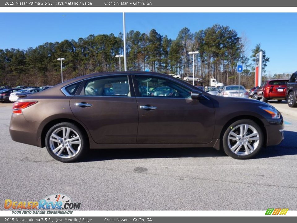 2015 Nissan Altima 3.5 SL Java Metallic / Beige Photo #6