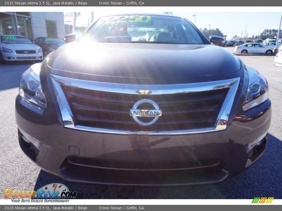 2015 Nissan Altima 3.5 SL Java Metallic / Beige Photo #8