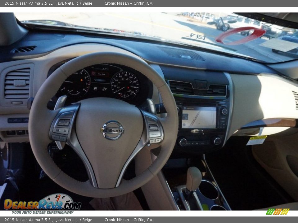 2015 Nissan Altima 3.5 SL Java Metallic / Beige Photo #10