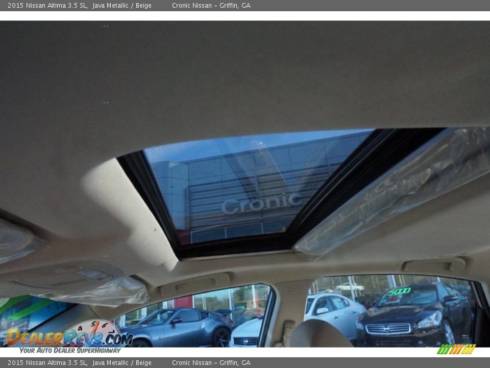2015 Nissan Altima 3.5 SL Java Metallic / Beige Photo #11