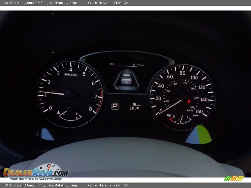 2015 Nissan Altima 3.5 SL Java Metallic / Beige Photo #15