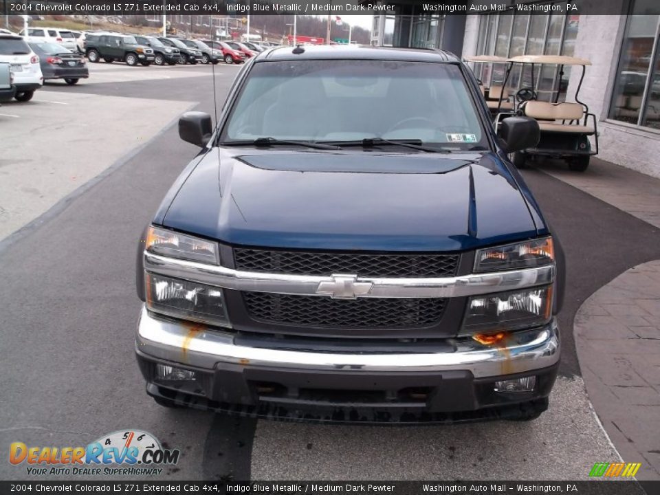 2004 Chevrolet Colorado LS Z71 Extended Cab 4x4 Indigo Blue Metallic / Medium Dark Pewter Photo #5