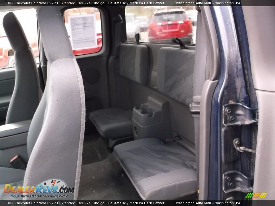 2004 Chevrolet Colorado LS Z71 Extended Cab 4x4 Indigo Blue Metallic / Medium Dark Pewter Photo #14