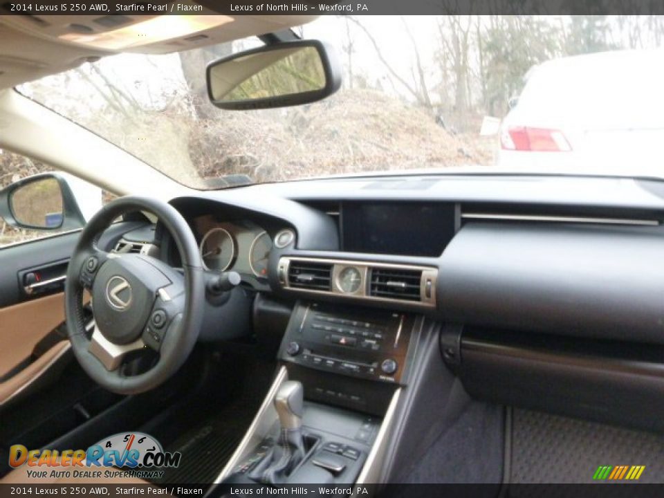 2014 Lexus IS 250 AWD Starfire Pearl / Flaxen Photo #12