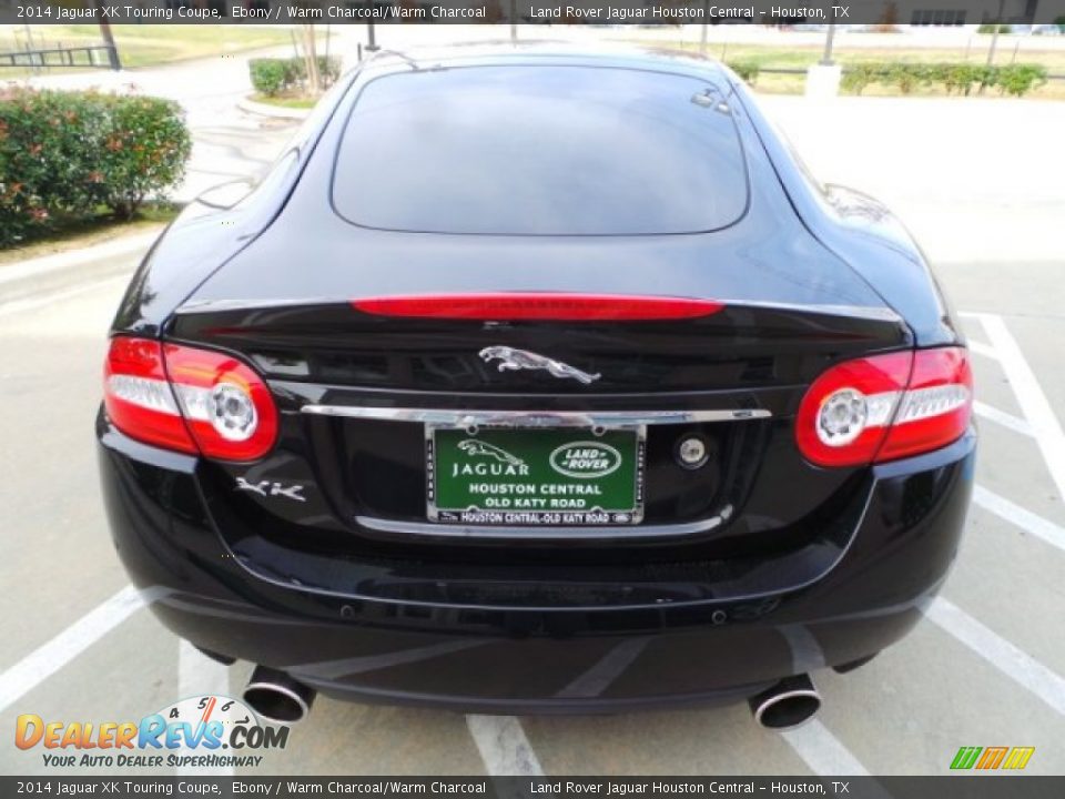 2014 Jaguar XK Touring Coupe Ebony / Warm Charcoal/Warm Charcoal Photo #7