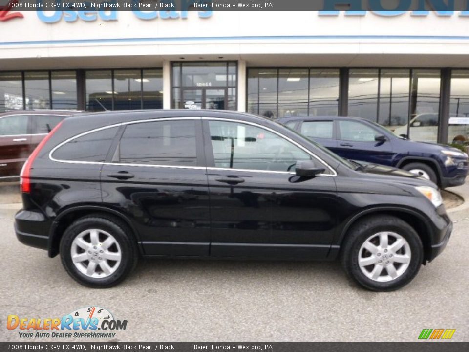 2008 Honda CR-V EX 4WD Nighthawk Black Pearl / Black Photo #2