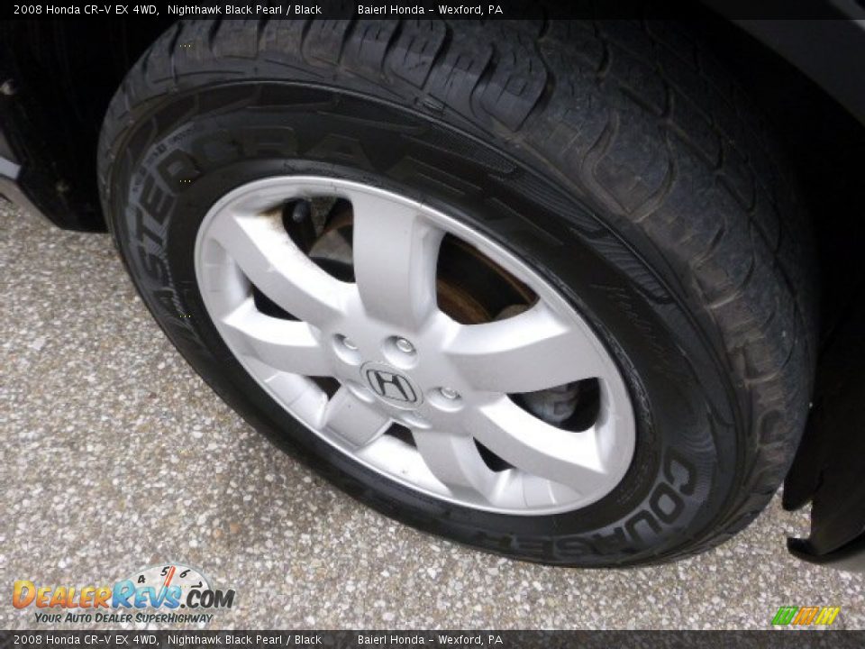 2008 Honda CR-V EX 4WD Nighthawk Black Pearl / Black Photo #10