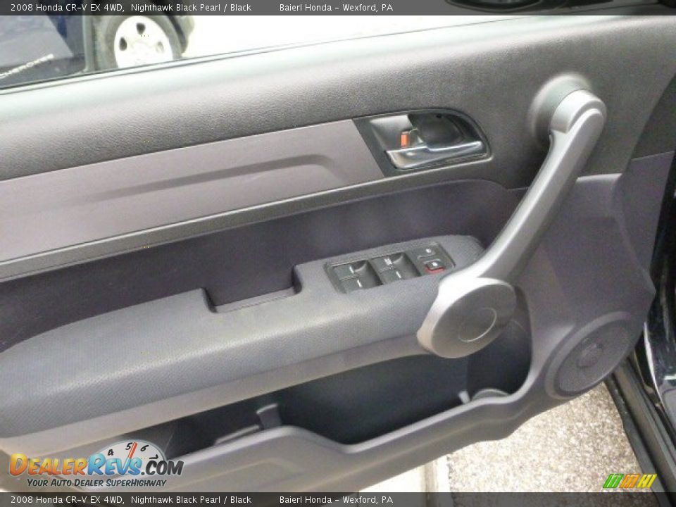 2008 Honda CR-V EX 4WD Nighthawk Black Pearl / Black Photo #16