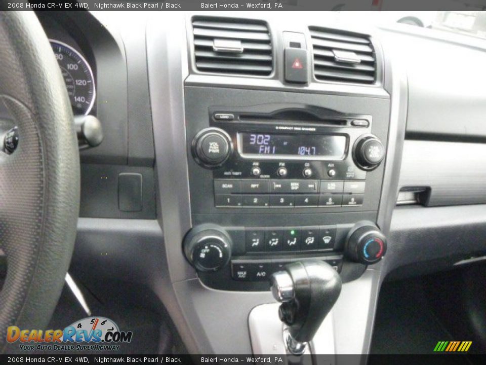 2008 Honda CR-V EX 4WD Nighthawk Black Pearl / Black Photo #18