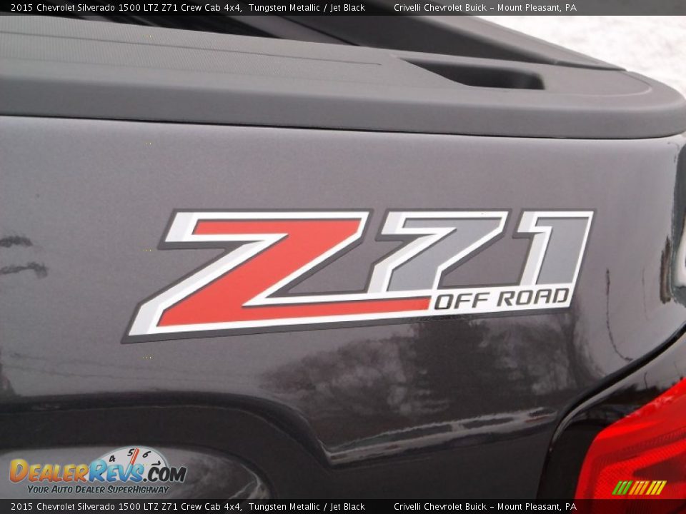 2015 Chevrolet Silverado 1500 LTZ Z71 Crew Cab 4x4 Tungsten Metallic / Jet Black Photo #4