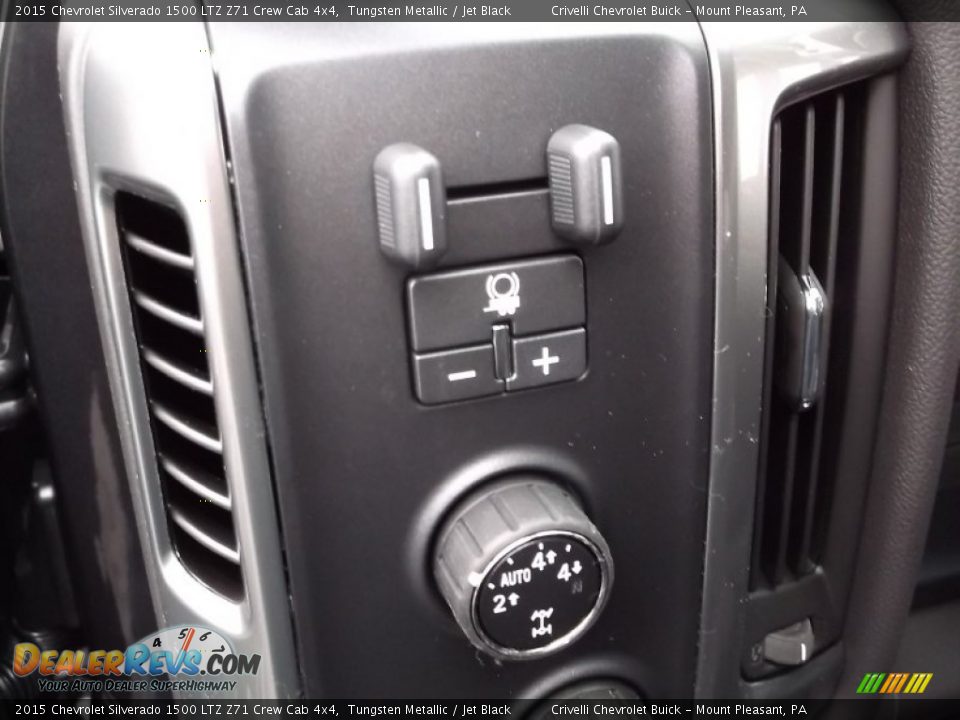 2015 Chevrolet Silverado 1500 LTZ Z71 Crew Cab 4x4 Tungsten Metallic / Jet Black Photo #11