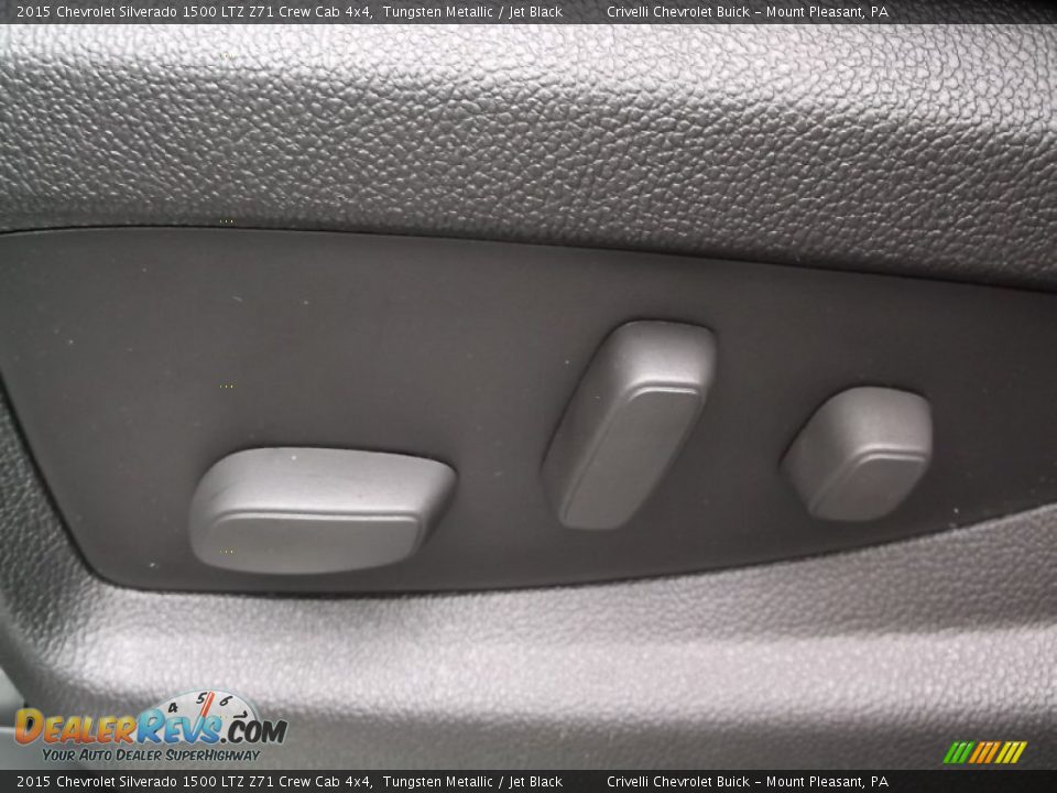 2015 Chevrolet Silverado 1500 LTZ Z71 Crew Cab 4x4 Tungsten Metallic / Jet Black Photo #13