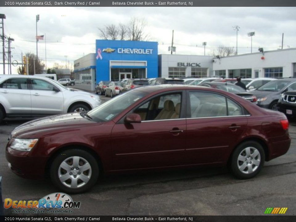 2010 Hyundai Sonata GLS Dark Cherry Red / Camel Photo #1