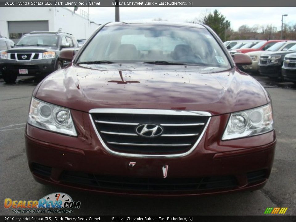 2010 Hyundai Sonata GLS Dark Cherry Red / Camel Photo #2