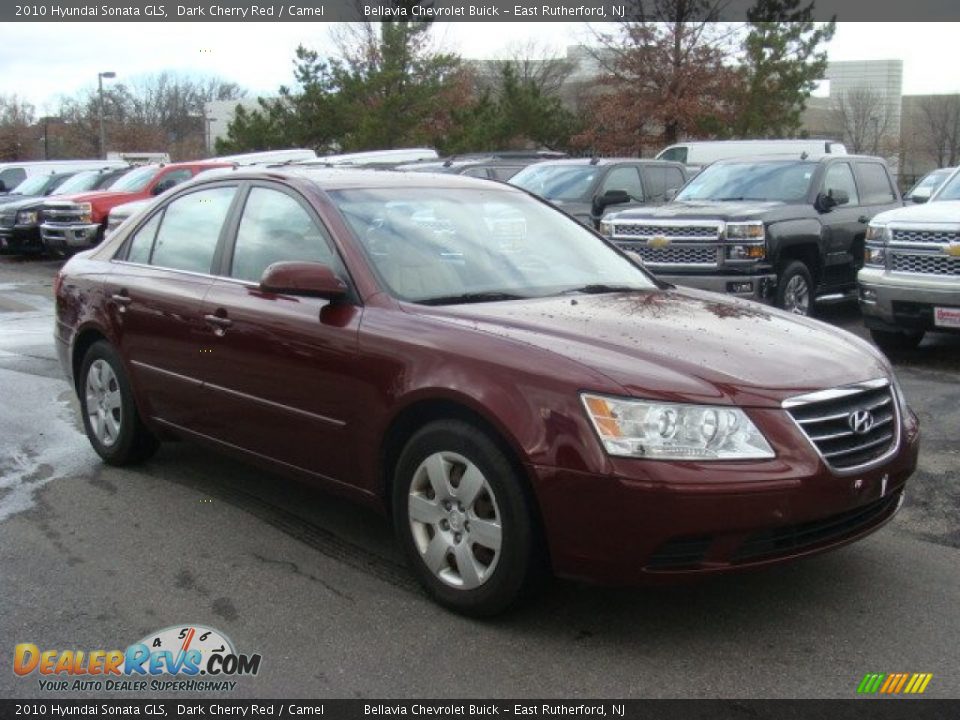 2010 Hyundai Sonata GLS Dark Cherry Red / Camel Photo #3