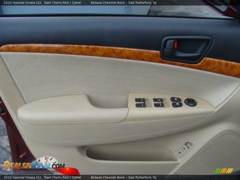 2010 Hyundai Sonata GLS Dark Cherry Red / Camel Photo #6