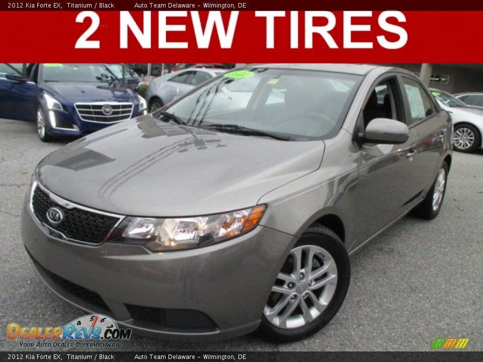 2012 Kia Forte EX Titanium / Black Photo #1