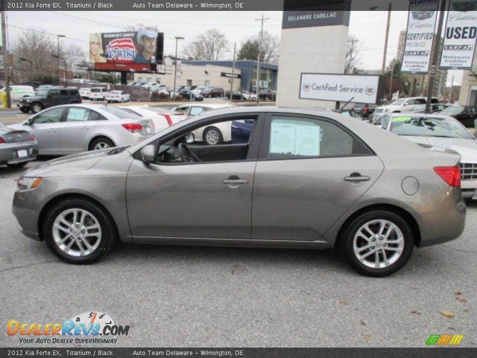 2012 Kia Forte EX Titanium / Black Photo #3