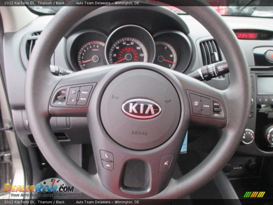 2012 Kia Forte EX Titanium / Black Photo #12