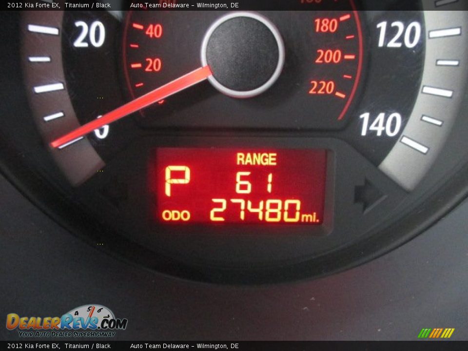 2012 Kia Forte EX Titanium / Black Photo #14