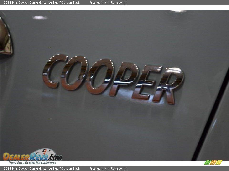2014 Mini Cooper Convertible Ice Blue / Carbon Black Photo #16