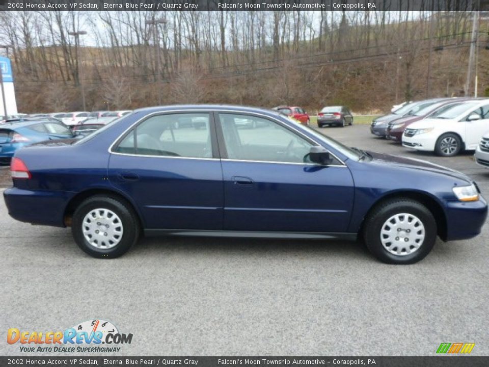 Eternal Blue Pearl 2002 Honda Accord VP Sedan Photo #6