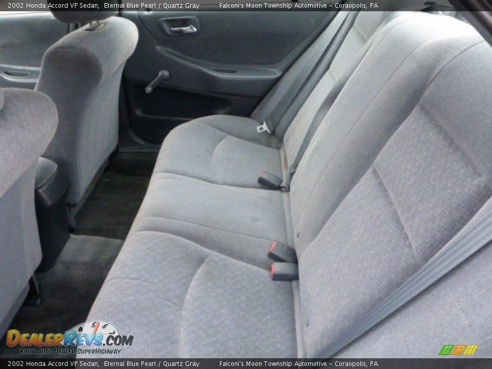 Rear Seat of 2002 Honda Accord VP Sedan Photo #15