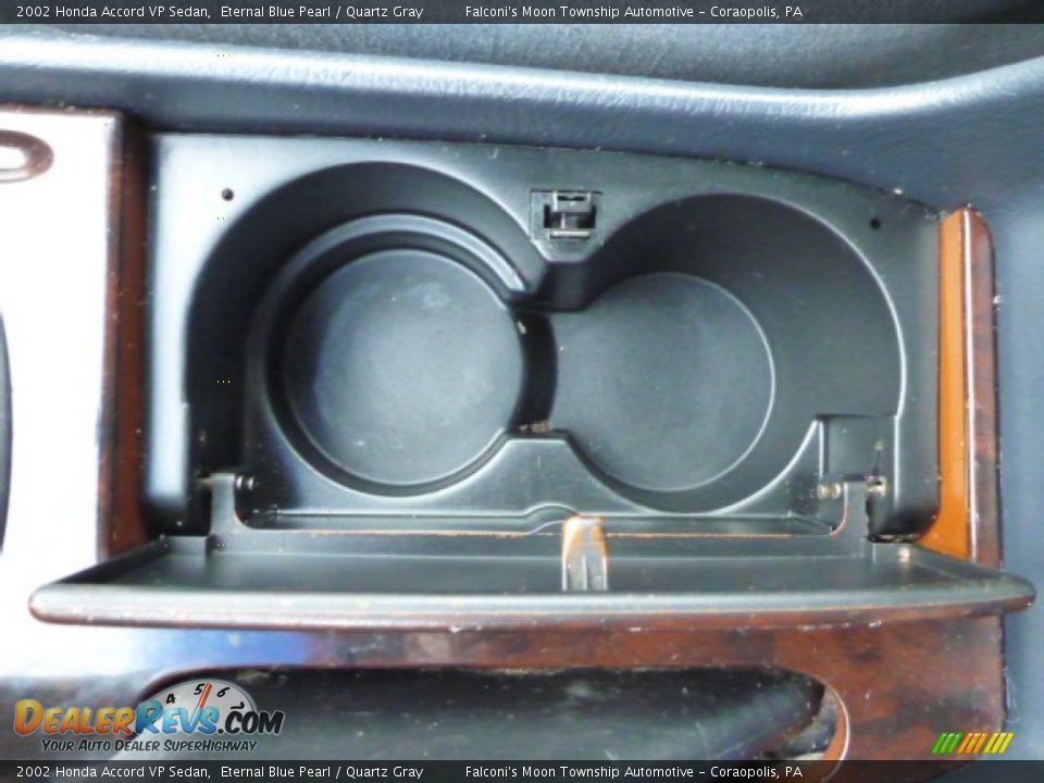 2002 Honda Accord VP Sedan Eternal Blue Pearl / Quartz Gray Photo #21