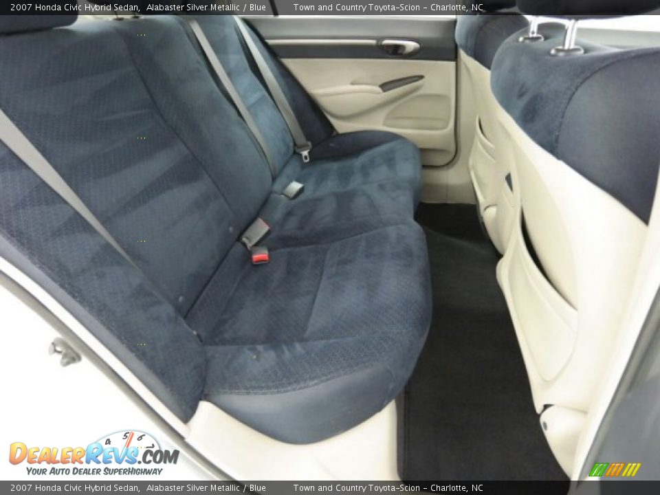 Rear Seat of 2007 Honda Civic Hybrid Sedan Photo #22