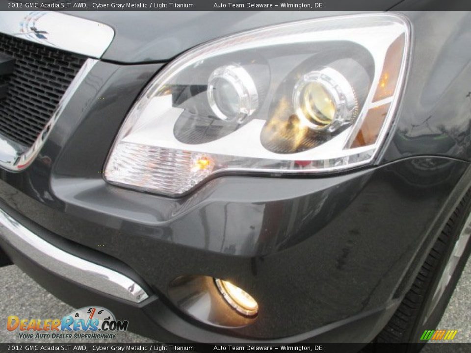 2012 GMC Acadia SLT AWD Cyber Gray Metallic / Light Titanium Photo #33