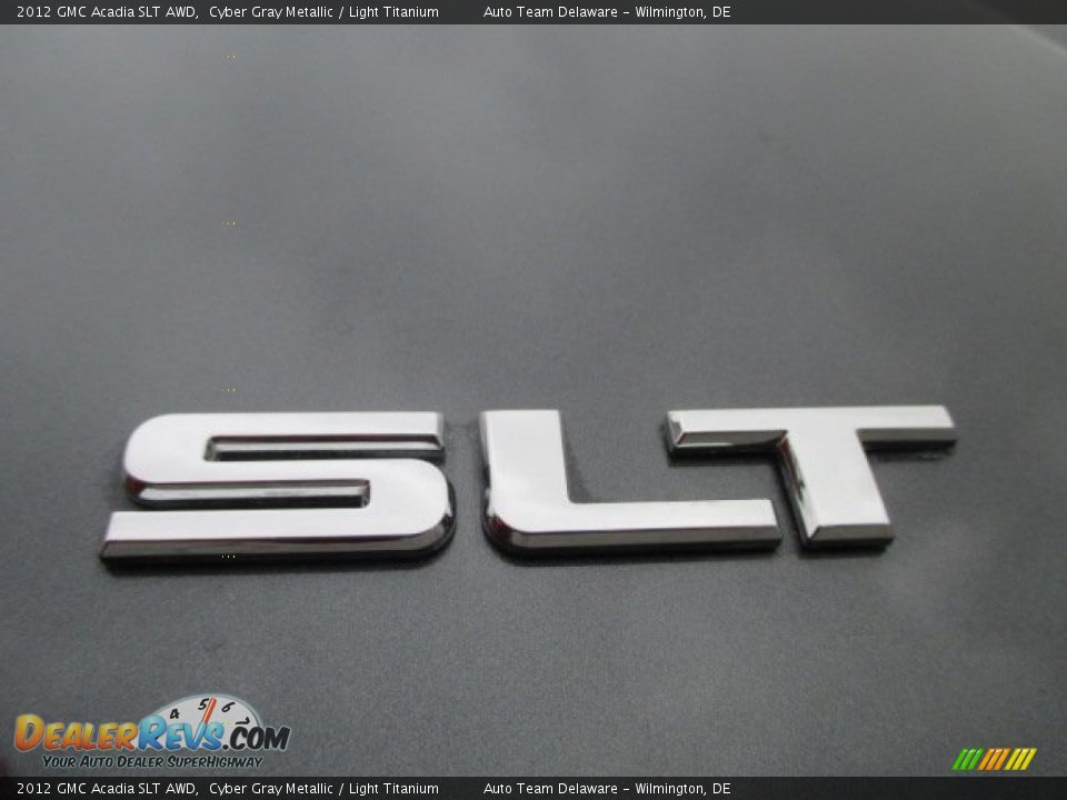 2012 GMC Acadia SLT AWD Cyber Gray Metallic / Light Titanium Photo #36