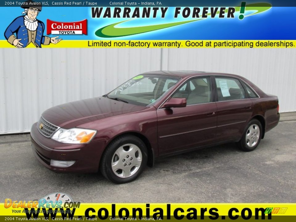 2004 Toyota Avalon XLS Cassis Red Pearl / Taupe Photo #1