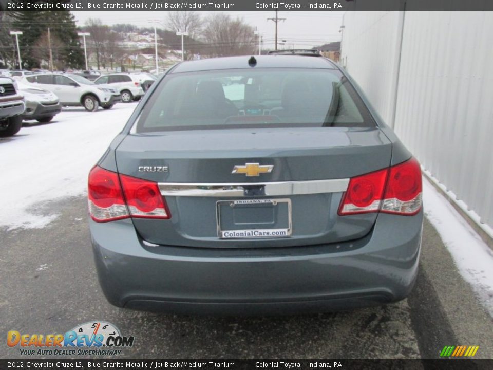 2012 Chevrolet Cruze LS Blue Granite Metallic / Jet Black/Medium Titanium Photo #5