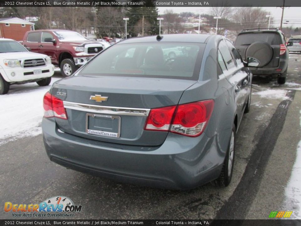 2012 Chevrolet Cruze LS Blue Granite Metallic / Jet Black/Medium Titanium Photo #6