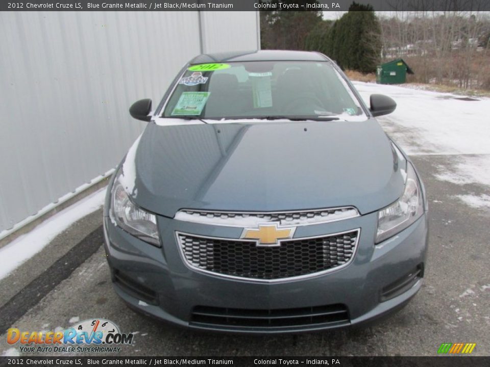 2012 Chevrolet Cruze LS Blue Granite Metallic / Jet Black/Medium Titanium Photo #8