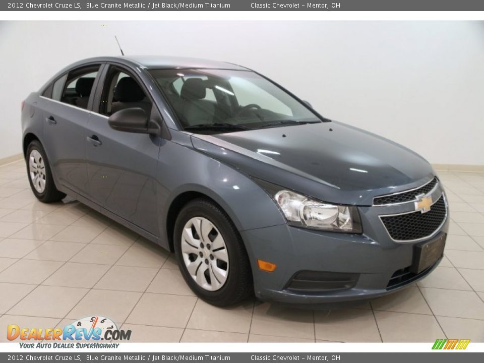 2012 Chevrolet Cruze LS Blue Granite Metallic / Jet Black/Medium Titanium Photo #1