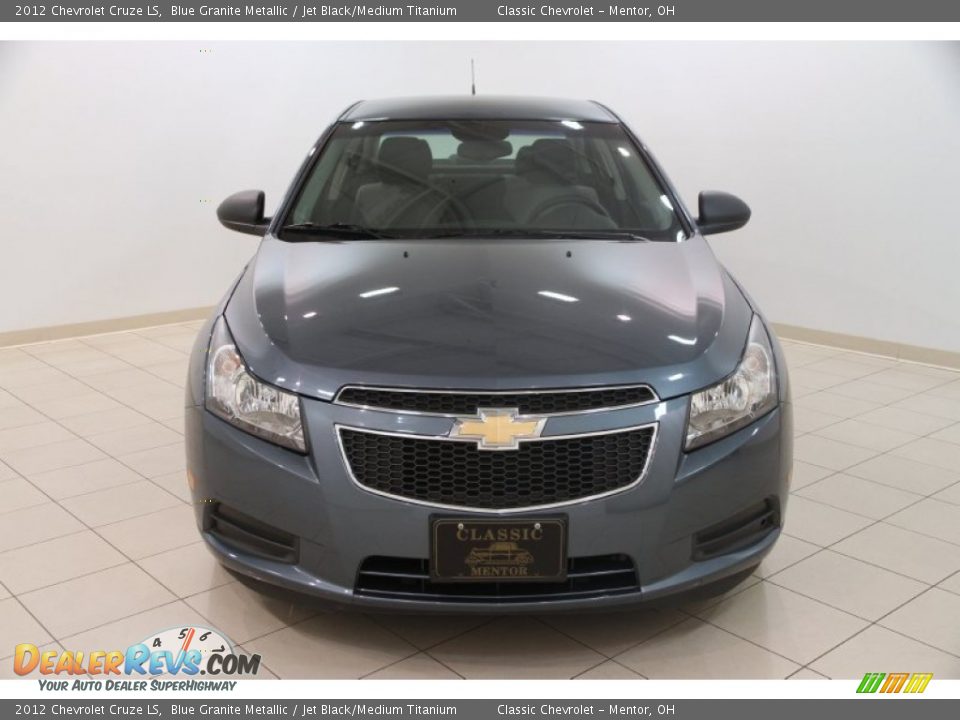 2012 Chevrolet Cruze LS Blue Granite Metallic / Jet Black/Medium Titanium Photo #2