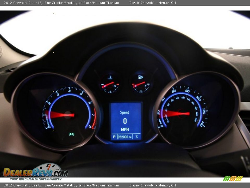 2012 Chevrolet Cruze LS Blue Granite Metallic / Jet Black/Medium Titanium Photo #7