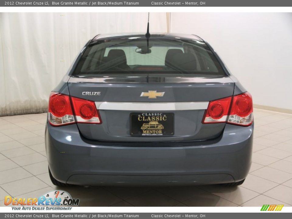 2012 Chevrolet Cruze LS Blue Granite Metallic / Jet Black/Medium Titanium Photo #14