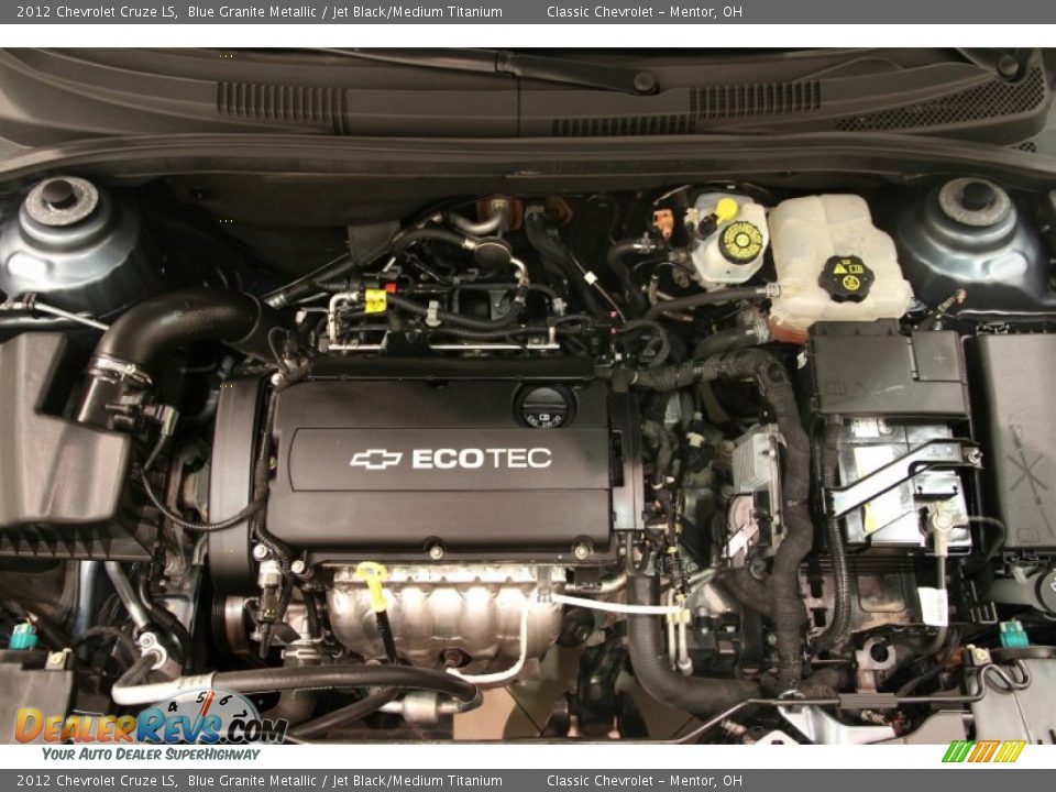 2012 Chevrolet Cruze LS Blue Granite Metallic / Jet Black/Medium Titanium Photo #15
