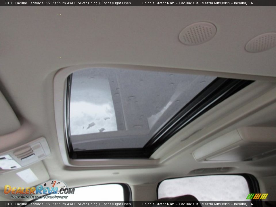 2010 Cadillac Escalade ESV Platinum AWD Silver Lining / Cocoa/Light Linen Photo #6
