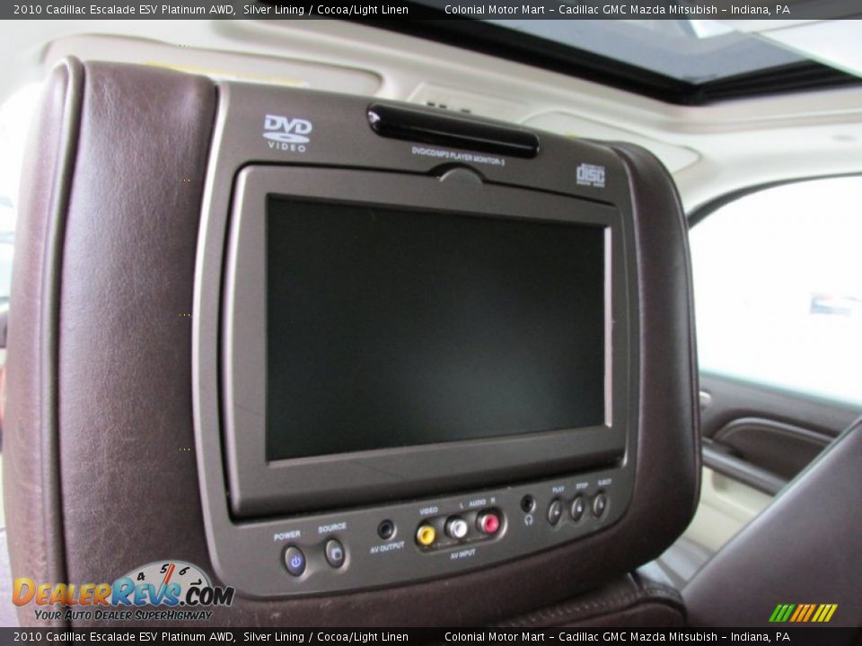 2010 Cadillac Escalade ESV Platinum AWD Silver Lining / Cocoa/Light Linen Photo #12