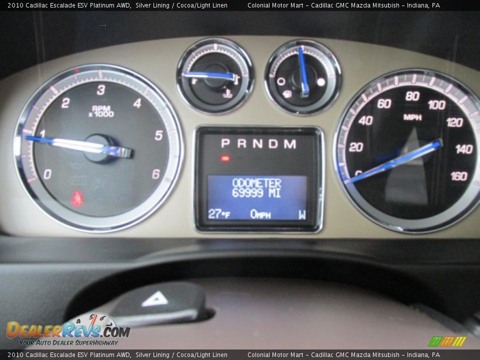 2010 Cadillac Escalade ESV Platinum AWD Silver Lining / Cocoa/Light Linen Photo #15