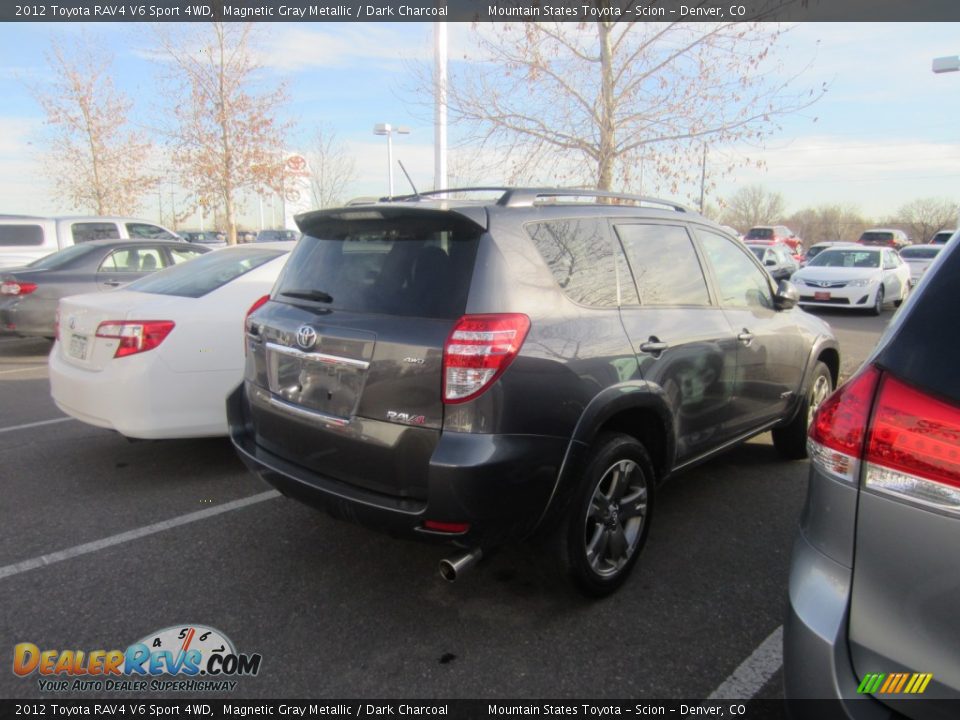 2012 Toyota RAV4 V6 Sport 4WD Magnetic Gray Metallic / Dark Charcoal Photo #1