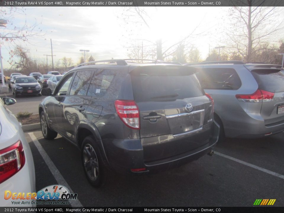 2012 Toyota RAV4 V6 Sport 4WD Magnetic Gray Metallic / Dark Charcoal Photo #2