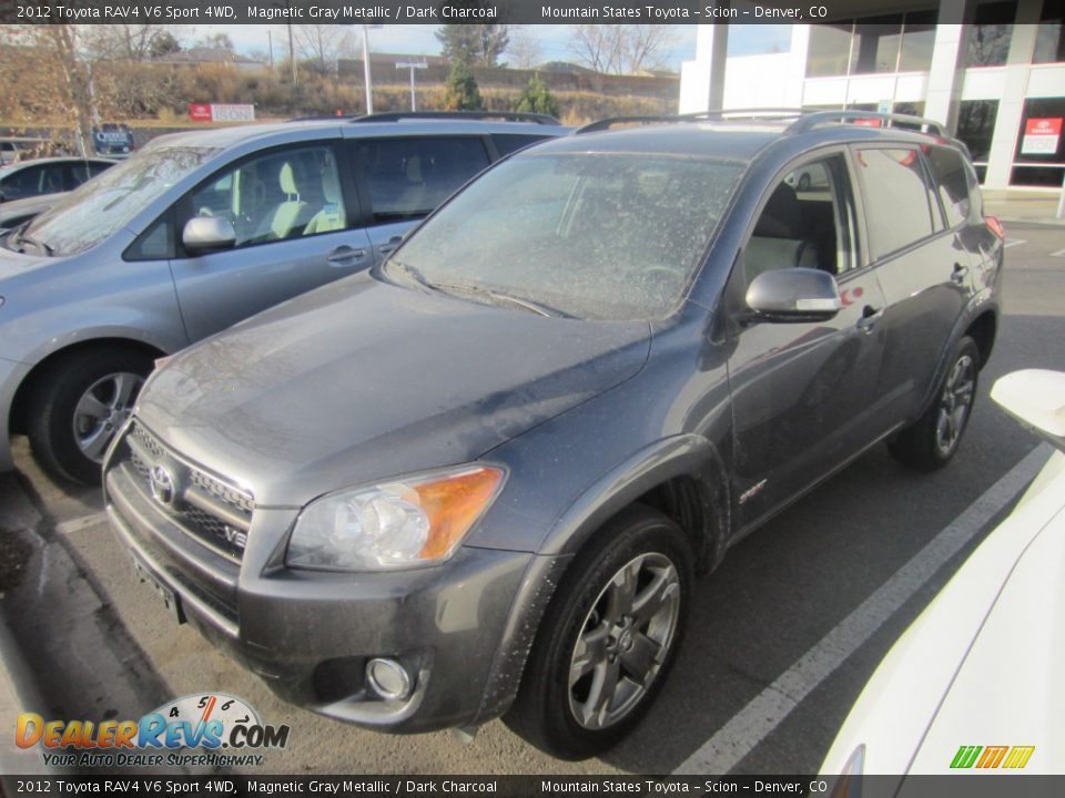 2012 Toyota RAV4 V6 Sport 4WD Magnetic Gray Metallic / Dark Charcoal Photo #3